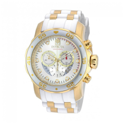 Relógio Masculino Invicta Pro Diver 48mm, Dourado, Branco 20291