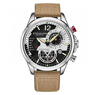 Relógio Stuhrling Aviador 45mm Mostrador