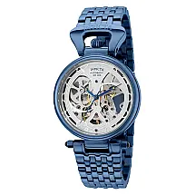 Relógio Feminino Automático com Pulseira de Aço Inoxidável, Invicta 38391, Azul Escuro