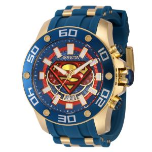 Relógio Masculino Analógico de Quartzo 50mm, Invicta DC Comics Superman 43591, Azul