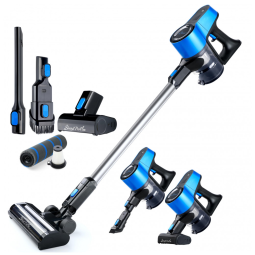 Aspirador de Pó Sem Fio 2 em 1 com Escova Motorizada, Ideal para Remover Pelos de Animais de Estimação, 110V 350W Sirena ProFlex PetVac