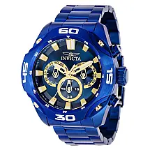 Relógio Masculino das Forças da Coalizão, Invicta 36691, Azul
