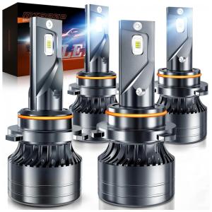 Kit Xenon Lâmpadas LED Branca 12000 Lumens 6500K, 9006, HB4, 4 Peças, MIROZO 126380 5253 1347002571, Preto