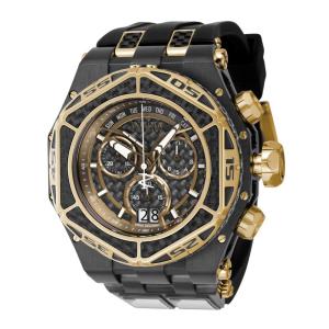 Relgio masculino Reserve Carbon Hawk Swiss Ronda 8040.N calibre - 54,5 mm. Preto. Cqui 38891