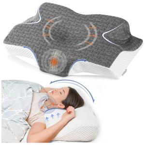 Elviors Travesseiro Ortopédico com Memória Ergonômica 64 x, 1 UN, ELVIROS, Branco