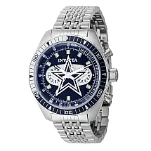 NFL Dallas Cowboys Relógio Masculino - 43mm. Aço 44991