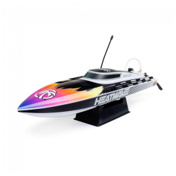 Barco de Controle Remoto para Adultos com Ferragens Metálicas Ajustáveis e Velocidade até 40 km/h, Pro Boat