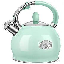Chaleira de Chá 2.6L com Apito, Aço Inoxidável, RETTBERG VH 802, Verde