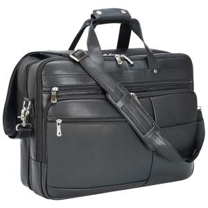 Polare Bolsa, Pasta de Couro para Laptop Mensageiro Masculina
