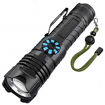 TVMXQ PRO Lanterna 1000LM, Distancia 1000 M, com USB, à Prova DÁgua IPC7, Preto