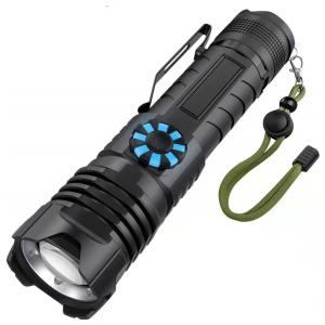 TVMXQ PRO Lanterna 1000LM, Distancia 1000 M, com USB, à Prova DÁgua IPC7, Preto