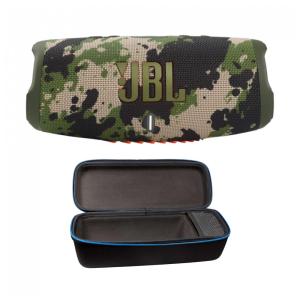 Caixa de Som Bluetooth Portatil 5 a Prova d IP67 com 20H de Reprodução, JBL Charge 5 Squad with Case, Verde