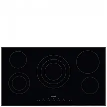 Cooktop Elétrico Smeg SE395ETB 90 cm 5 Zonas de Cocção 220V