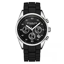 Relógio Stuhrling D57A Quartz 42mm - Resistente à Água 3 ATM (30 metros) - Design Moderno e Durável