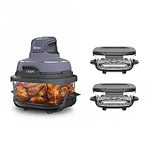 Fritadeira a Ar Ninja Crispi FN091B1 Vidro Portátil 4-em-1 Lavanda 110V