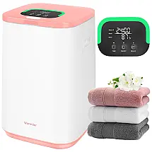 Aquecedor de Toalhas para Banheiro 26 Litros com Display LED, 3 Modos, Timer 24h e Bloqueio Infantil - Warmder