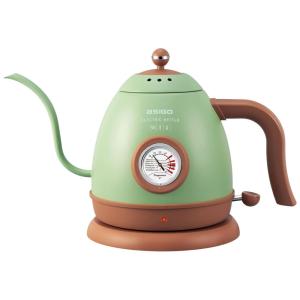 Chaleira Elétrica 0,8L com Termômetro e Desligamento Automático, Aço Inoxidável, 1000W 110V, Bsigo, Verde