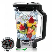 THESHY Jarra de 2,1L para Liquidificador Ninja com Tampa Trancada - Compatível Modelos BL610, BL710, CO650 e Mais