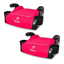 Assento Elevador Sem Encosto Diono Connect3 R Kit 2 Unidades 43 cm Largura 18 a 54 kg Rosa Algodão-Doce