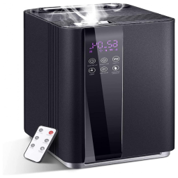 Umidificador Ultrassônico Portátil 5L até 40H, Área até 46 m2 com Controle Remoto, 110v, LETME, Branco