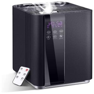 Umidificador Ultrassônico Portátil 5L até 40H, Área até 46 m2 com Controle Remoto, 110v, LETME, Branco