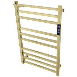 Aquecedor de toalhas para banheiro com temporizador por Fahrenheit Controle de temperatura Montado na parede Aquecido