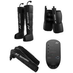 Massageador Elétrico de Compressão para Pernas e Pés com Tecnologia de Compressão Dinâmica Patenteada e Estojo de Transporte, Hyperice