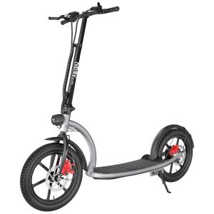 Patinete Elétrico para Adultos com Alcance 50km e Peso 100kg, Hiboy VE1 PRO 16, Cinza