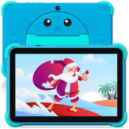 Tablet Infantil 10 Android com Controle de Pais, WiFi e Câmera Dupla, 32 GB, YINOCHE, Azul