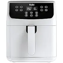 Fritadeira Elétrica 5L de Capacidade com 8 Funções e Livro de Receitas, 1700W 110V, KOBI AF55LWHT, Branco