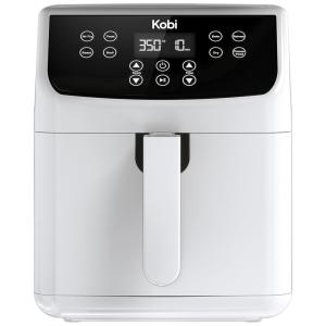 Fritadeira Elétrica 5L de Capacidade com 8 Funções e Livro de Receitas, 1700W 110V, KOBI AF55LWHT, Branco