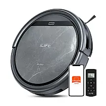 Robô Aspirador ILIFE V5s Max 4000Pa WiFi App Alexa Controle Remoto Cinza 110V