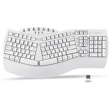 Teclado Ergonômico Dividido Sem Fio