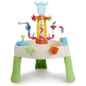 Mesa Divertida Fonte de Água com 13 Tubos, Conexões e Torneiras, LITTLE TIKES 642296E3, Rosa