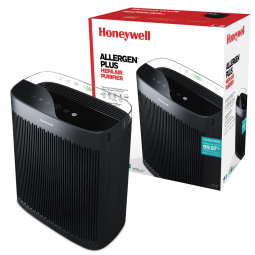 Purificador de Ar Honeywell InSight HEPA para Ambientes de 33 metros quadrados com Indicador de Qualidade do Ar, Modo Automático, Preto