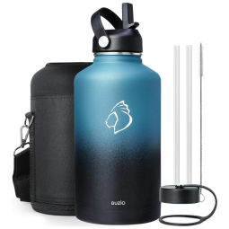 Garrafa Térmica 1900L Portátil com Isolamento a Vácuo, Aço Inoxidável, BUZIO, Azul