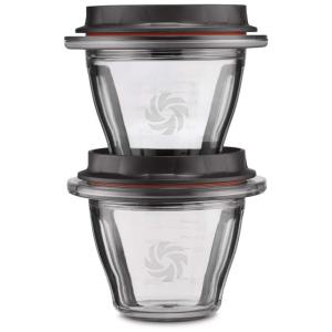 Tigelas de Mistura para Liquidificadores 236 mL 2 Unidades, VITAMIX 66192, Preto