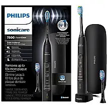 ExpertClean Escova de Dentes Elétrica, recarregável, com Bluetooth, 1 unidade, preta, PHILIPS SONICARE HX9690, 05, Preto