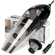 Aspirador Portátil Baronage para Carro DC 12V Cabo de 5mts Pó Úmido e Seco, Laranja
