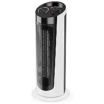 Aquecedor Elétrico Portátil SELANTO 1500W, 3 Modos, Controle Remoto, 110V, Branco, Compacto e Eficiente