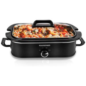 Panela Elétrica 5,6L com Controle de Temperatura e Tampa de Vidro, 110V 270W, HOMECOOKIN, Preta