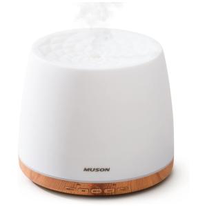 Umidificador Ultrassônico Portátil 0.3L com Aromaterapia e 7 Luzes LED, até 10H, 110v, MUSON, Branco