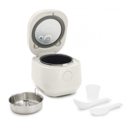 Painel de controle inteligente GreenPan para redução de carboidratos, 10 programas, 4 xícaras de arroz cru, tecnologia de lógica difusa.