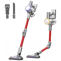 Aspirador de Pó sem Fio AIRBOT com Acessórios e Silencioso, Ideal para Pets, 110V 200W, Vermelho