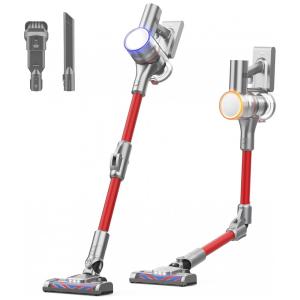 Aspirador de Pó sem Fio AIRBOT com Acessórios e Silencioso, Ideal para Pets, 110V 200W, Vermelho