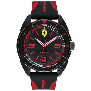 Relógio Masc Quartz Prova D 30m, FERRARI 830515, Preto