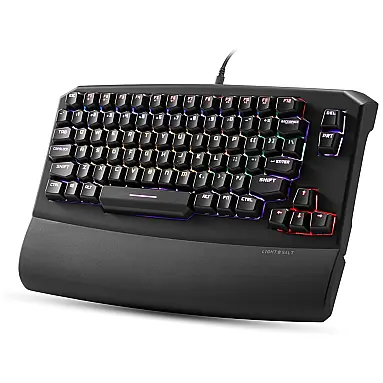 Teclado Ergonômico com Fio Recarregável