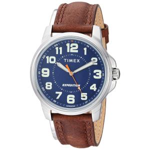 Relógio Masculino Analógico Expedition com Pulseira de Couro, Modelo, TIMEX TW4B16000, Marrom Escuro