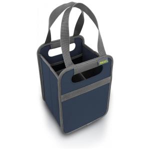 Caixa Para Transporte de Vinhos MEORI até 4 Garrafas com Alça, Azul