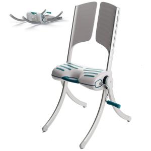 Cadeira de Auxilio para Ajudar a Levantar com Segurança Adultos que Caem no Chão, para até 149 kg, RAIZER, Branco